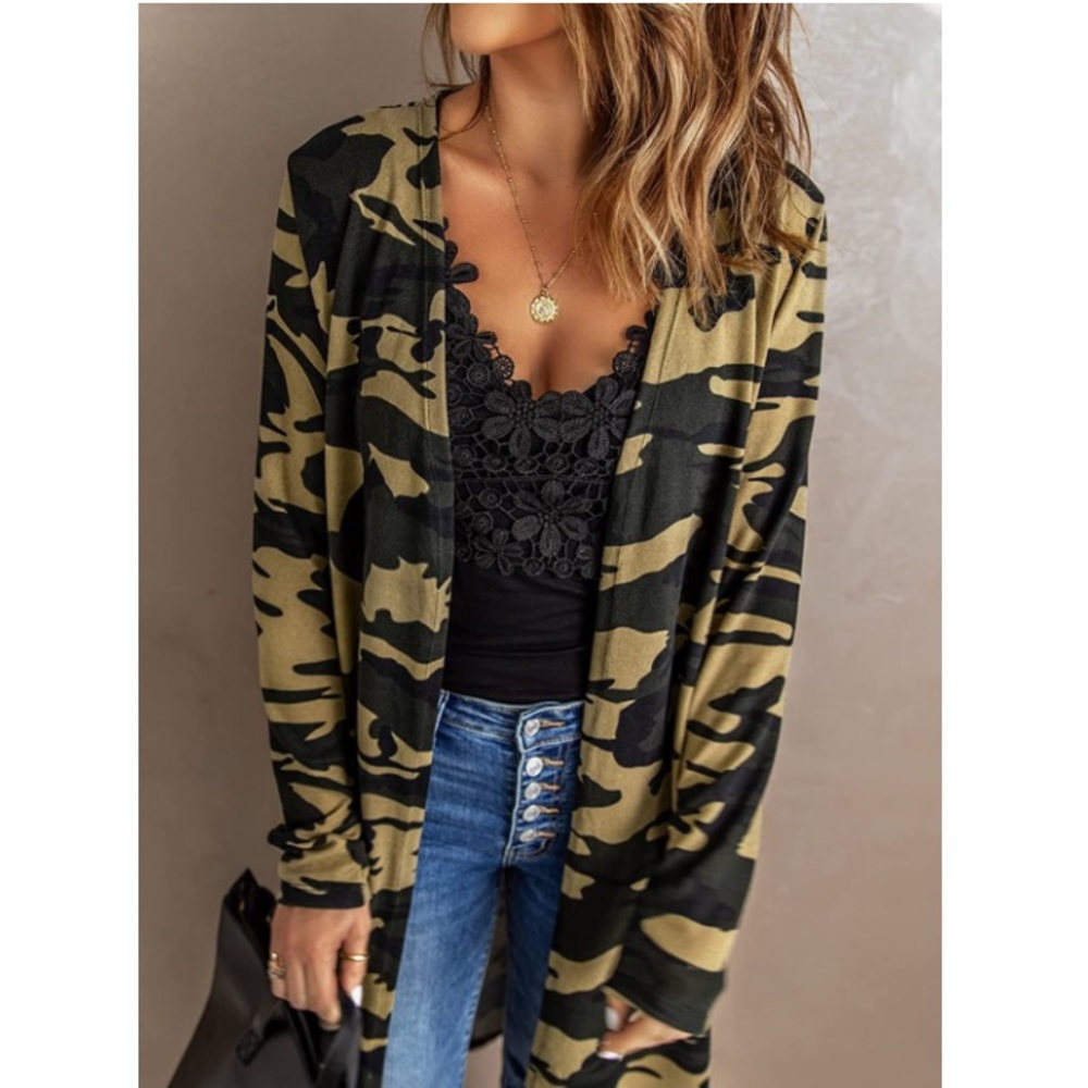 Camouflage Cardigan